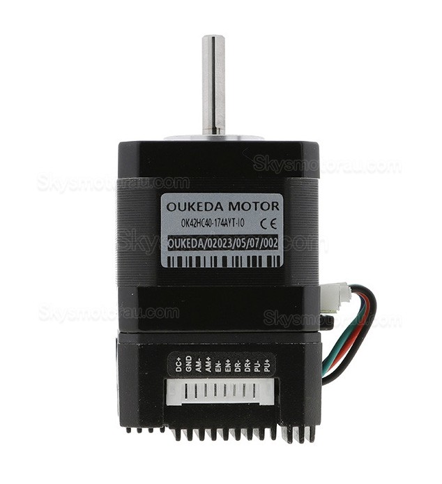 Nema 17 Closed-loop Stepper Motor OUKEDA OK42HC40-174AYT-IO with Controller 1.8 Deg 0.44Nm 1.68A 12-40VDC